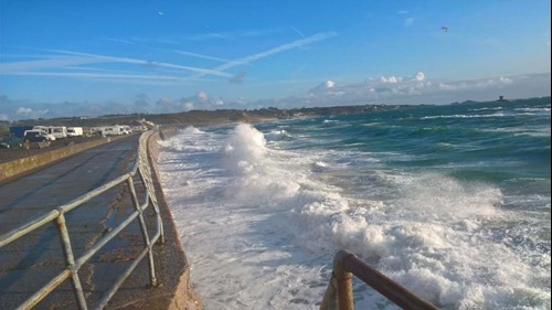 Jersey Rnli Lifeguards Save Kite Surfer